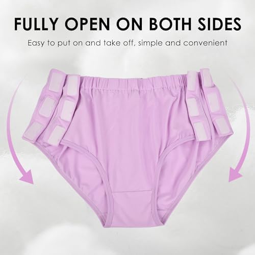 Easy Adapt Women's Tear-Away Underwear, for Patients, Elders, Pack of