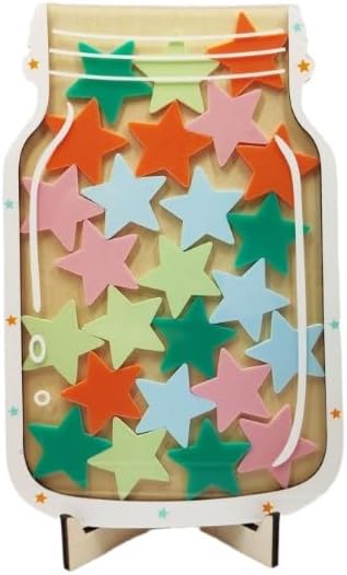 Magnetic Reward Jar, Geyrut Star Jar Reward Incentive Jars by Unknown