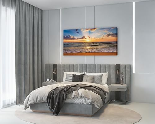 Muolunna BK1898 Wall Art Decor Large Canvas Print Picture Sunrise