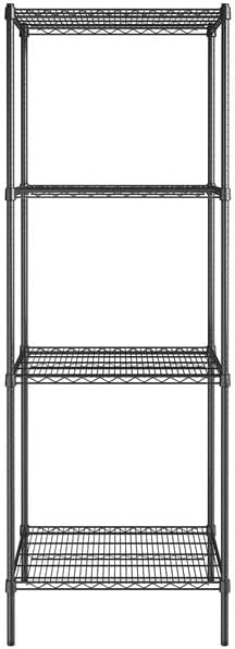 24" x 30" NSF Black Epoxy 4-Shelf Kit - Image 2