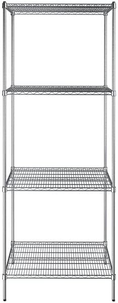 30" x 36" NSF Chrome 4-Shelf Kit - Image 2