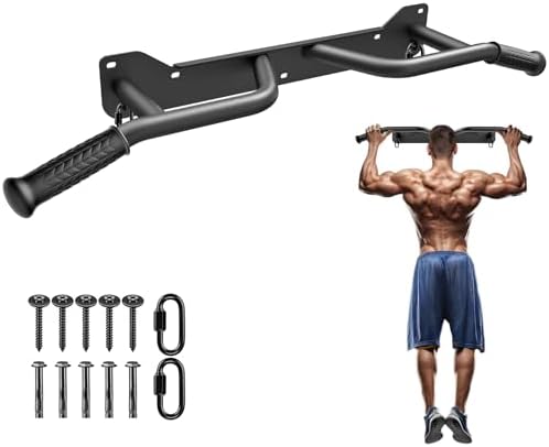 Kipika Heavy Duty Wall Mounted Doorway Pull Up Bar, Multifunctional
