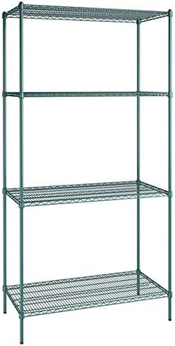 24" x 48" NSF Green Epoxy 4-Shelf Kit by Zedfire