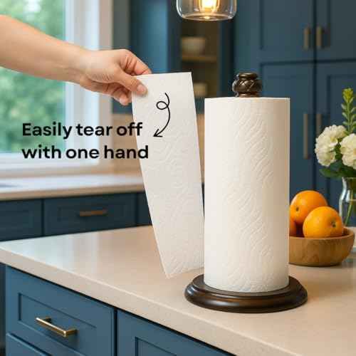 Paper Towel Holder Stand for Countertop, Decorative Freestanding