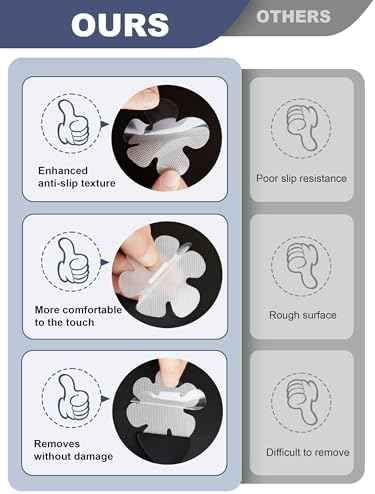 Secopad 24PCS Snowflake Non Slip Bathtub Stickers with Scraper, Clear