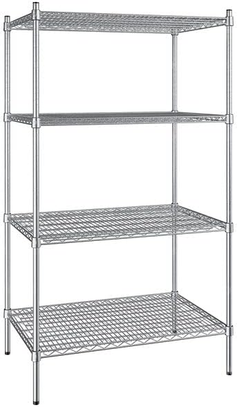 24" x 36" NSF Stainless Steel 4-Shelf Kit by Zedfire