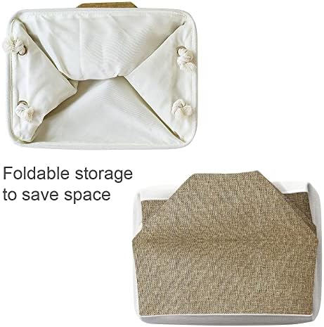 TheWarmHome Storage Basket for Organizing - 14x10x7 inch Medium 3 Pack