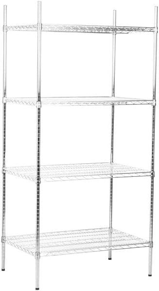 24" x 36" NSF Stainless Steel 4-Shelf Kit by Zedfire