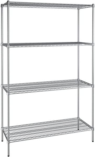 21" x 54" NSF Chrome 4-Shelf Kit by Zedfire