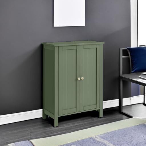 VASAGLE Floor Storage Cabinet, Freestanding Storage Unit - Image 6