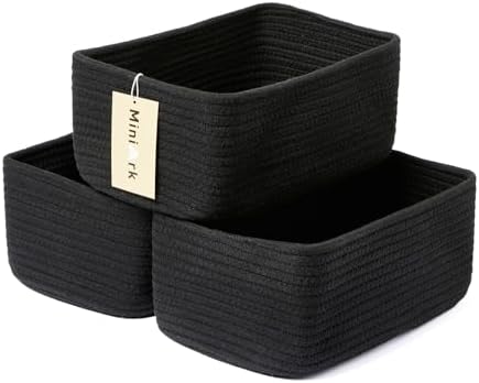 MiniArk Small Storage Baskets for Organizing | Closet Organizer Bins