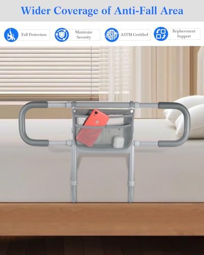 Siebenschläfer Bed Rails for Elderly Adults Safety, Extended Bed