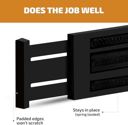 6 Pack Black Drawer Dividers - 6 Inch High for Deep Drawers