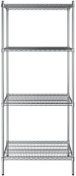 24" x 36" NSF Chrome 4-Shelf Kit - Image 2