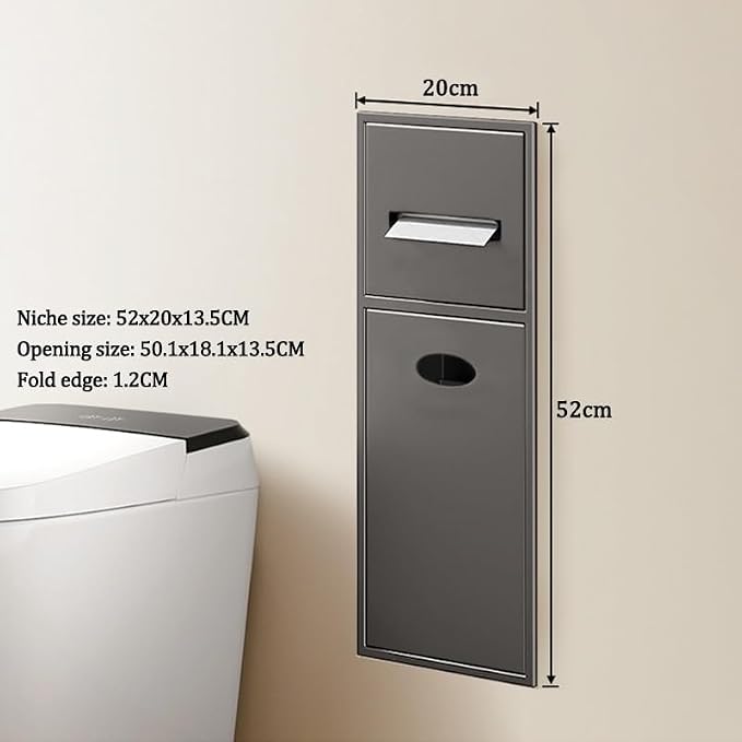 Recessed Stainless Steel Shower Shelf - Image 2