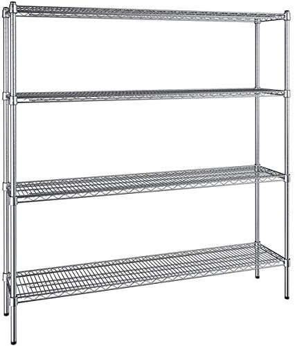 14" x 60" NSF Chrome 4-Shelf Kit by Zedfire