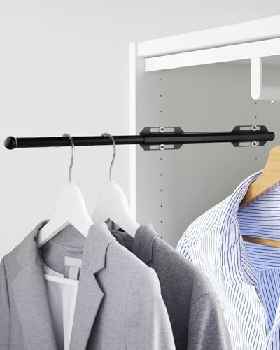 Valet Rod for Closet Pull Out, 12" Adjustable extending closet rod