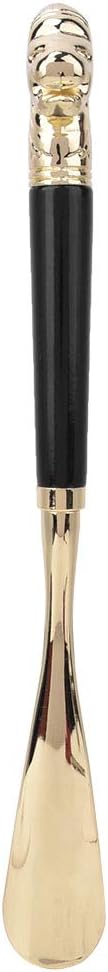 Shoe Horn, Long Handled Metal Lion Head Shoe Lifter by Tomotato