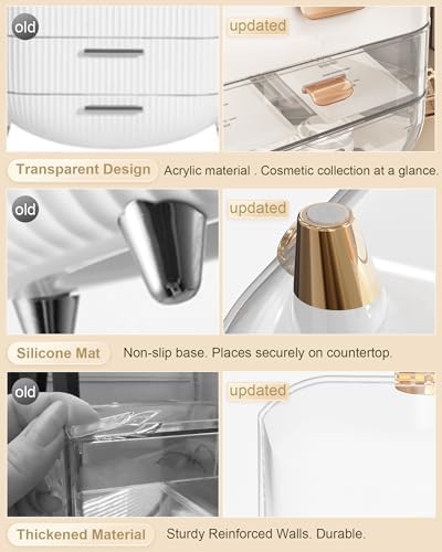 Anylady Makeup Organizer Countertop, Skincare Holder Bathroom Counter