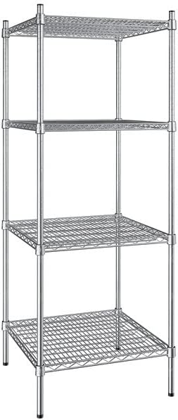 24" x 24" NSF Stainless Steel 4-Shelf Kit by Zedfire