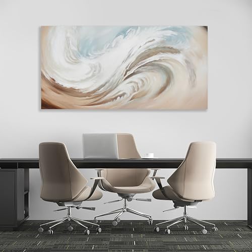Abstract Wall Art Canvas Wall Paintings Modern Beige Wall Decor