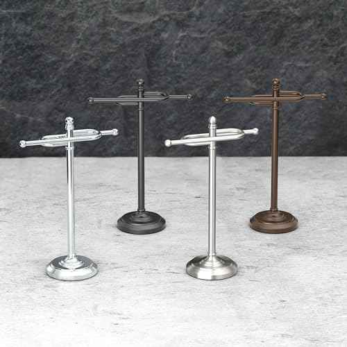 Gatco 1545BZ Countertop S-Style Towel Holder, Oil Rubbed Bronze