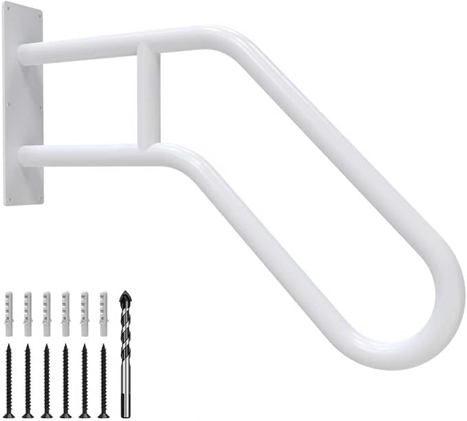 Handrails for Outdoor Steps Wall Mount, Railings for 1-3 Steps, U-Shaped by YEOOE