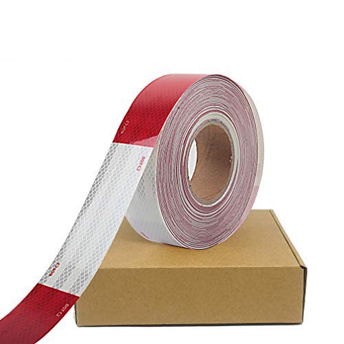 Waterproof Reflective Safety Tape Roll 2"X150' Feet Long Yellow Black DOT C2 by RELIANCER