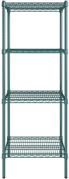24" x 24" NSF Green Epoxy 4-Shelf Kit - Image 2
