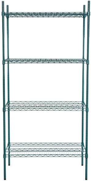21" x 36" NSF Green Epoxy 4-Shelf Kit - Image 2