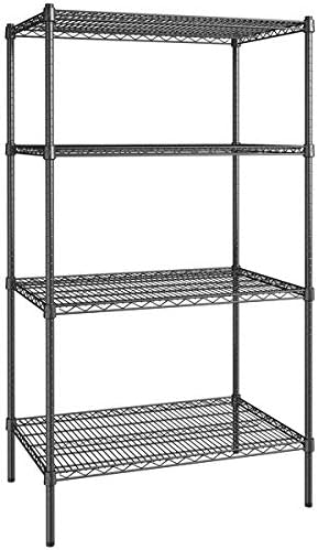 24" x 36" NSF Black Epoxy 4-Shelf Kit by Zedfire