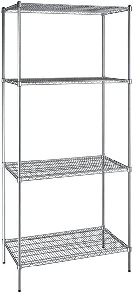 24" x 42" NSF Chrome 4-Shelf Kit by Zedfire