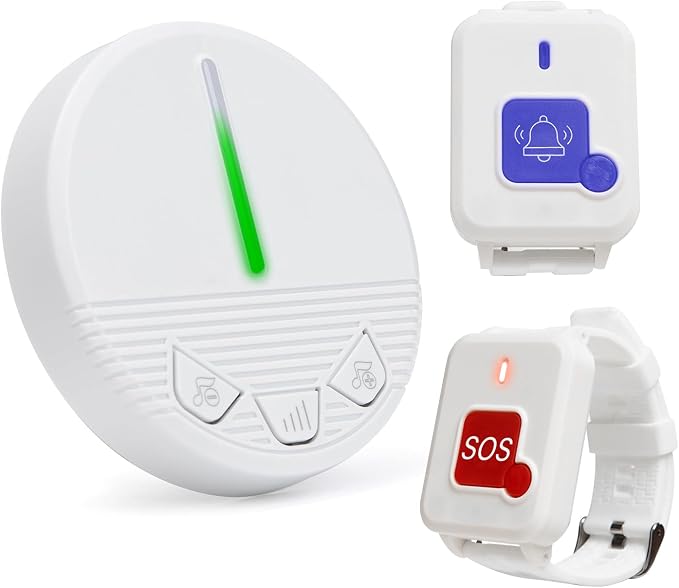 Alert Button for Elderly Wireless Caregiver Pager Life Emergency Nurse Alert by CYSSJF