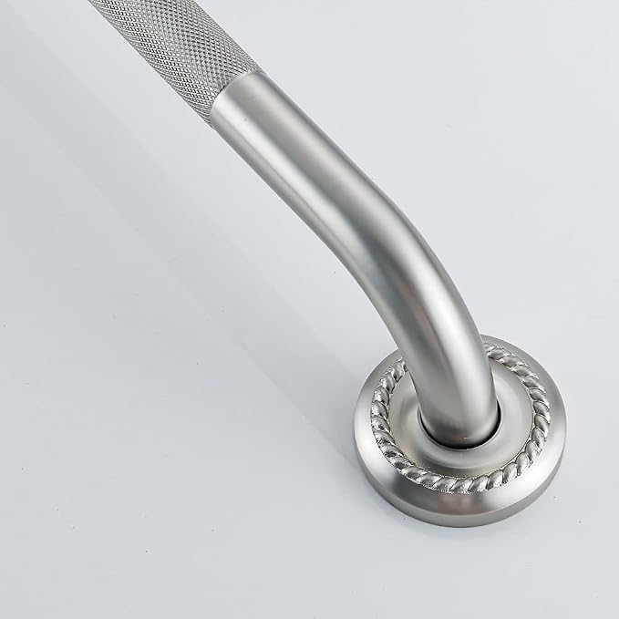 Anti Slip Shower Grab Bar, 24-Inch Toilet Textured Sturdy Hand Rail, Stylish by Unknown