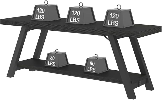 LVB Black Bench, Modern Storage Bench - Image 6