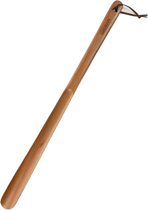 Luxdecor Long Handled Wooden Shoehorns-24in Wooden Long Handle Shoe Horn by Luxdecor