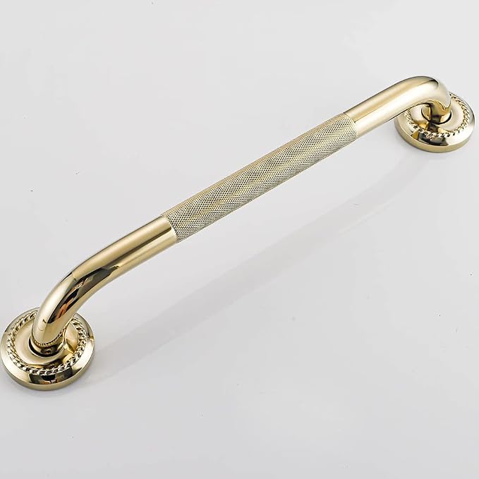 Textured Shower Grab Bar, 24-Inch Bathroom Support Rail, Stylish Bathtube - Image 3