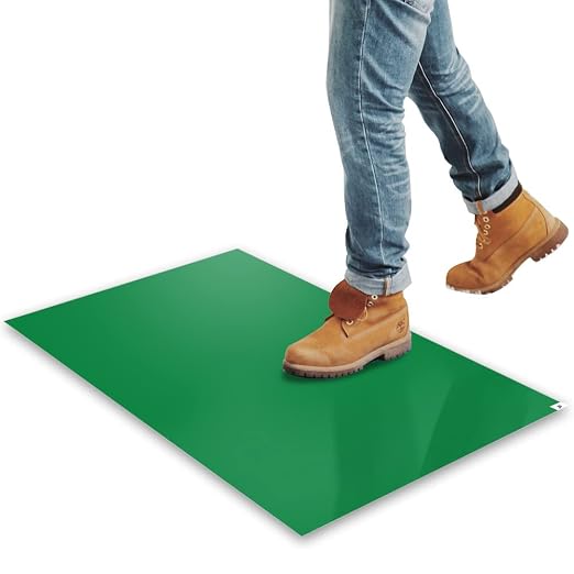 SATECH Tacky Mat, Sticky Mat for Hospital Laboratory Construction Pet 24"x36" by SATECH