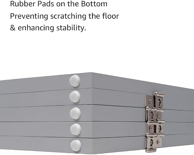 unipaws 24”H Free Standing Pet Gate - Image 6