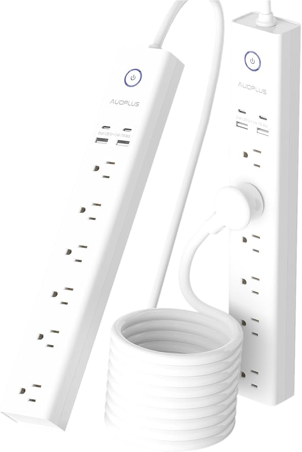 Power Strip Surge Protector by AUOPLUSOFFICIAL