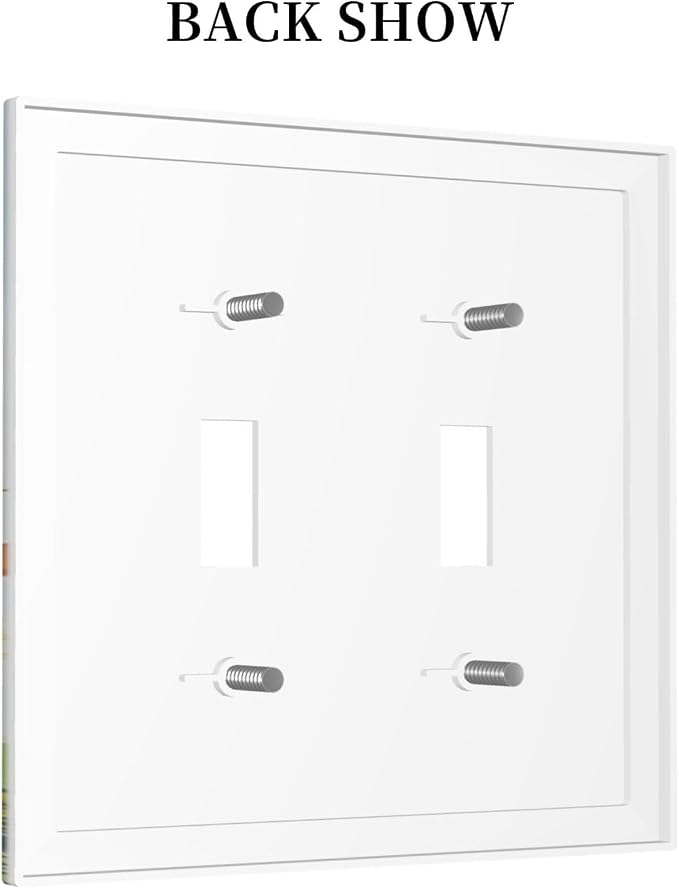 Decorative Switch Plates Colorful Ocean Sea Turtle Marine Life 2 Gang Double - Image 4