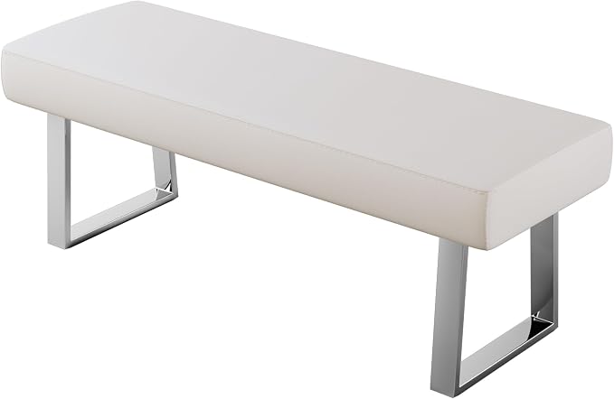 JIEXI Bedroom Bench, Bed end upholstered Bench, Indoor Corner Small Footstool - Image 7