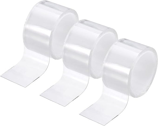 PATIKIL Clear Edge Protector Strip, 3 Roll 1.2 in x 3.3 ft Table Edge Protector by PATIKIL