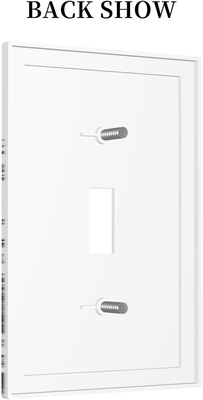 Decorative Light Switch Cover Floral Wildflower Rustic Plant Leaves 1 Gang - Image 4