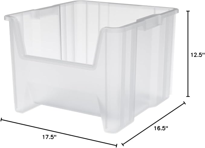 Akro-Mils 13018 Stak-N-Store Heavy Duty Stackable Open Front Plastic Storage - Image 10