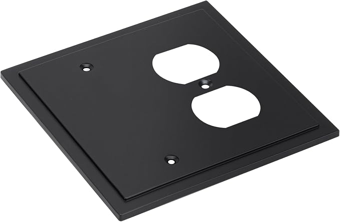 Henne Bery Modern Edge Decorative Wall Plate Switch Plate Outlet Cover - Image 2