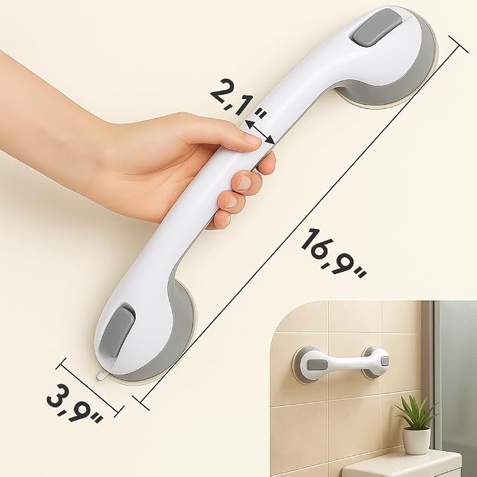 2 Pack Grab Bars for Bathtubs and Showers, Shower Handles for Elderly Seniors - Image 8
