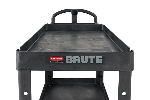 Rubbermaid Commercial Products 2-Shelf Utility/Service Cart, Lipped Shelves - Image 19