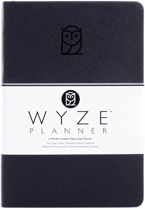 Undated Daily Planner – 6-Month A5 Productivity Organizer by WYZEPLANNER