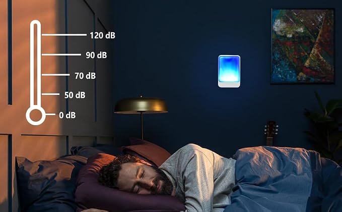 Loud Flash Doorbell with 7 Colors of Bright Light and 4 Volumes, Wireless - Image 9